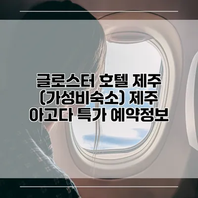 글로스터 호텔 제주 (가성비숙소) 제주 아고다 특가 예약정보