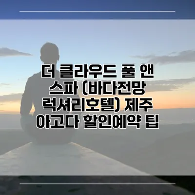 더 클라우드 풀 앤 스파 (바다전망 럭셔리호텔) 제주 아고다 할인예약 팁
