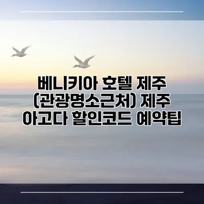 베니키아 호텔 제주 (관광명소근처) 제주 아고다 할인코드 예약팁