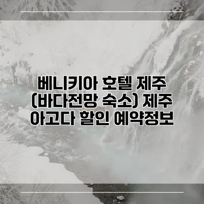 베니키아 호텔 제주 (바다전망 숙소) 제주 아고다 할인 예약정보