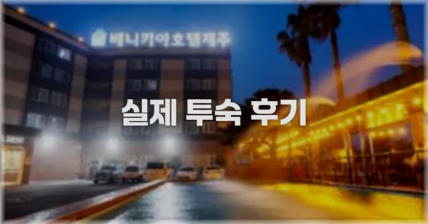 💬 실제 투숙 후기