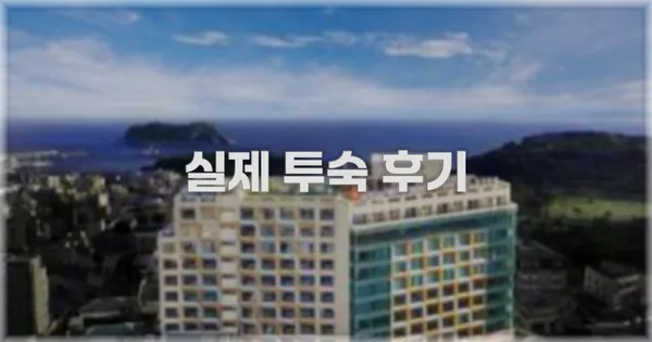 💬 실제 투숙 후기